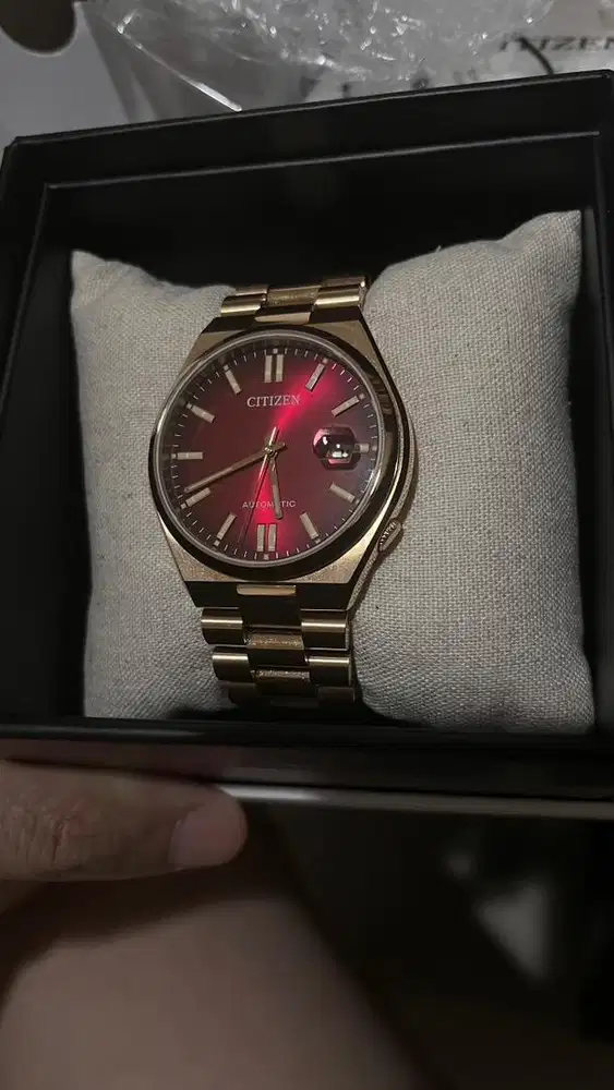 Citizen Tsuyosa Rosegold Red Dial