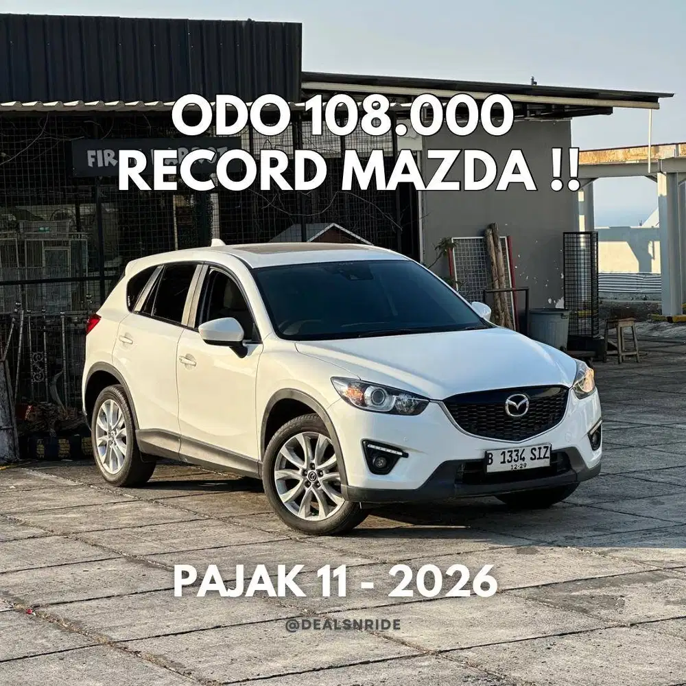 ODO 108.000 TERAWAT !! PAJAK 11/2026 MAZDA CX 5 GRAND TOURING GT 2014