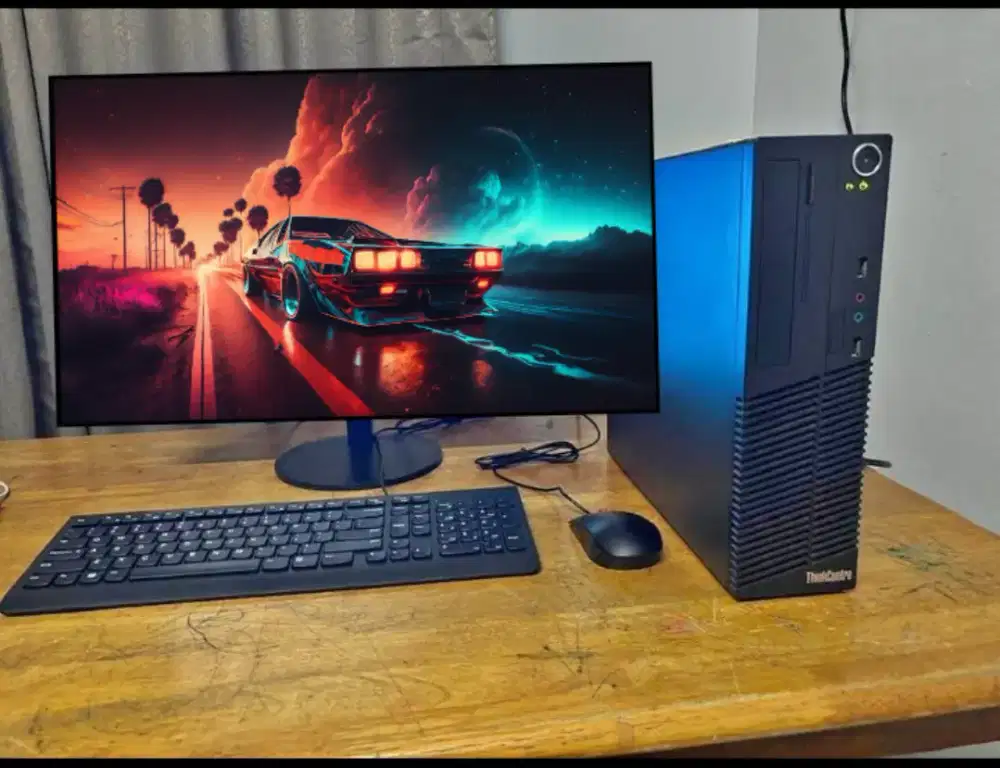 PC GAMING FULSET + LCD + RAM 8 GB + VGA 1 GB + HD 500 GB + GAMES APP