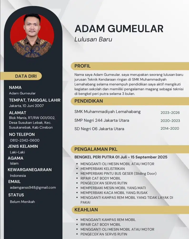Mencari Informasi Pekerjaan Freshguard