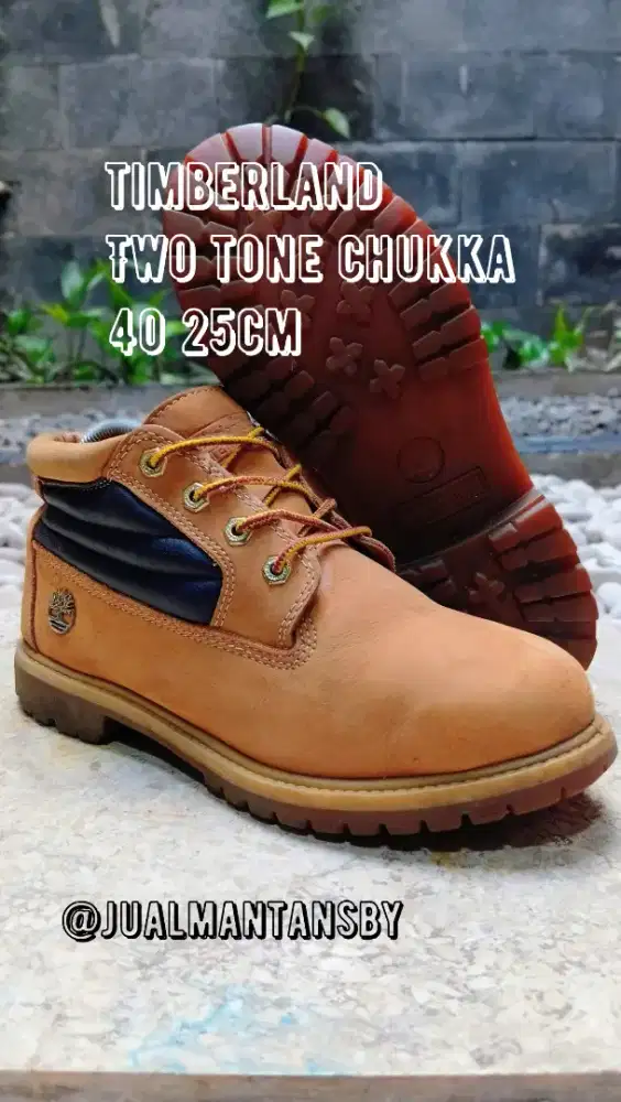 TIMBERLAND Two Tone Chukka Boots Made in China
