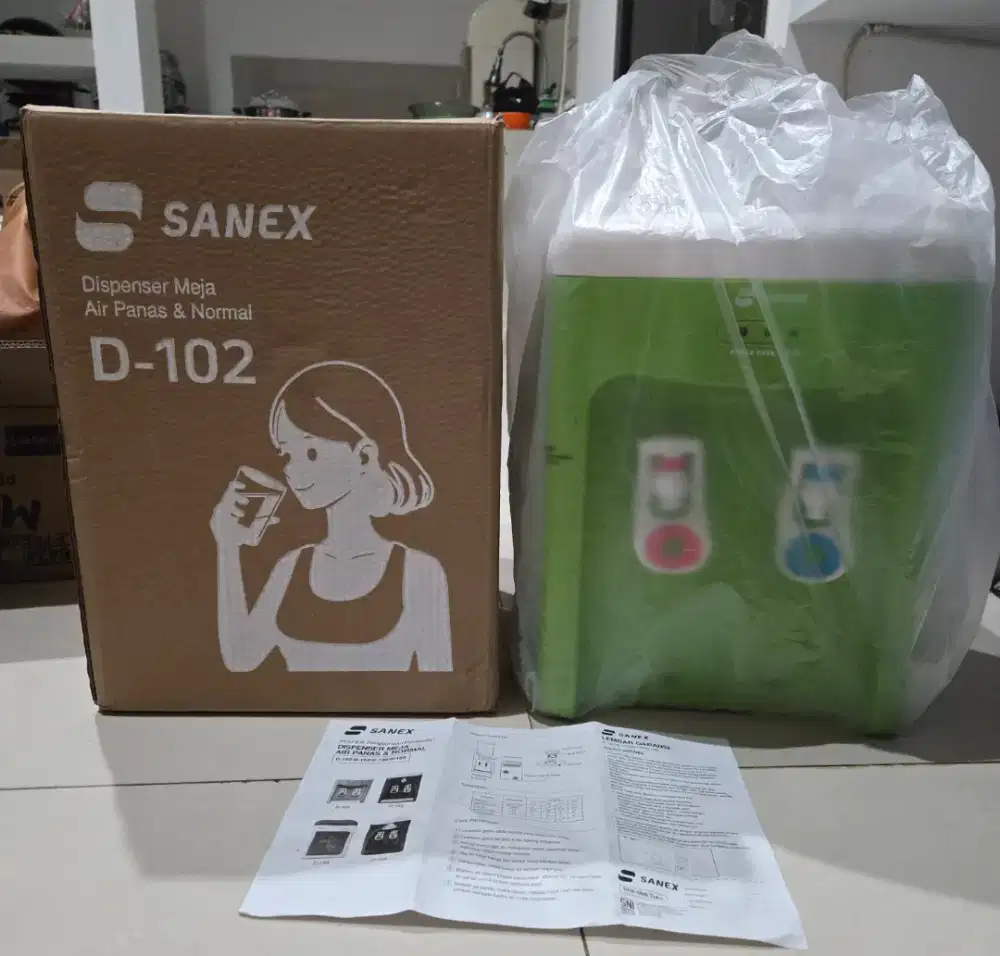 Habiskan stok murah dispenser meja sanex 102 panas dan normal asli ori
