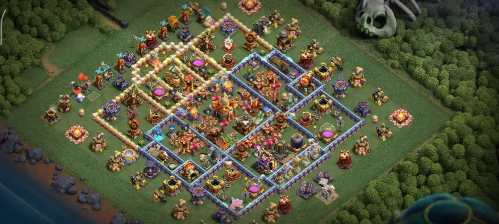 Akun COC Town Hall 16