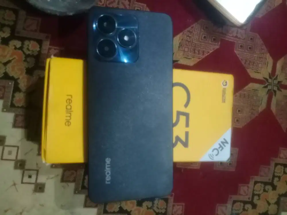 Realme c53 6/128 hp+kotak+softcase