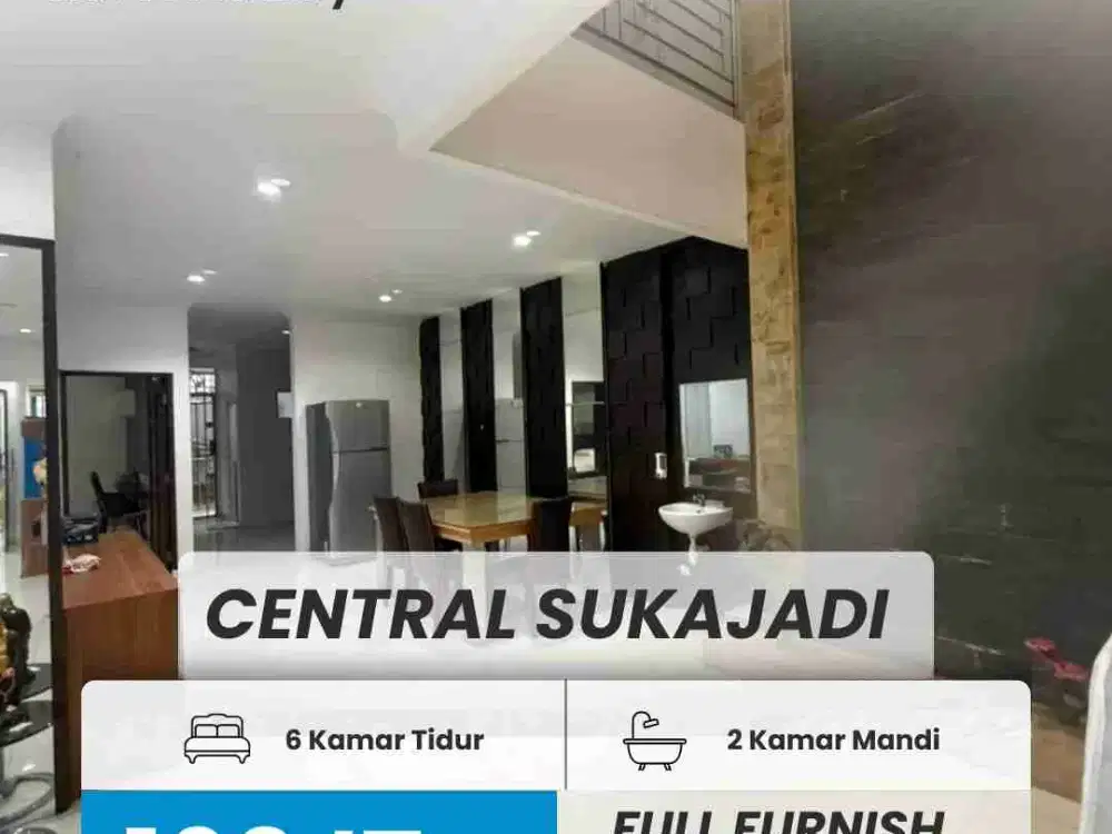 DISEWAKAN RUMAH MEWAH 2 LANTAI CENTRAL SUKAJADI, BATAM