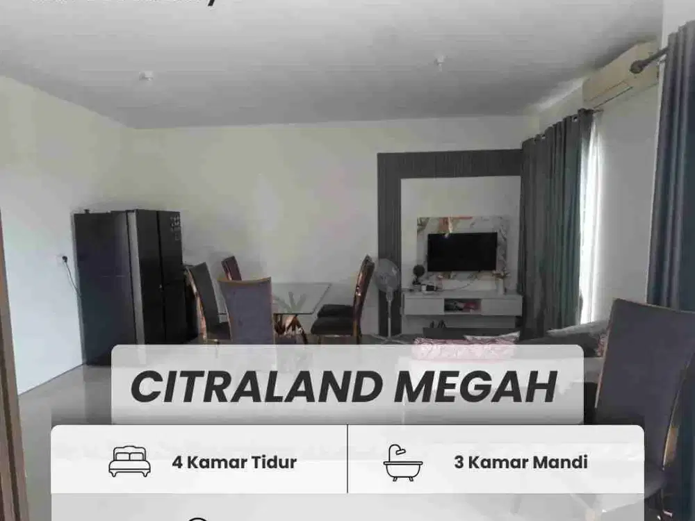 DISEWAKAN RUMAH MEWAH CITRALAND MEGAH, BATAM CENTER
