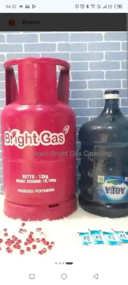 Di butuhkan cowo buat antar galon & gas roda 2