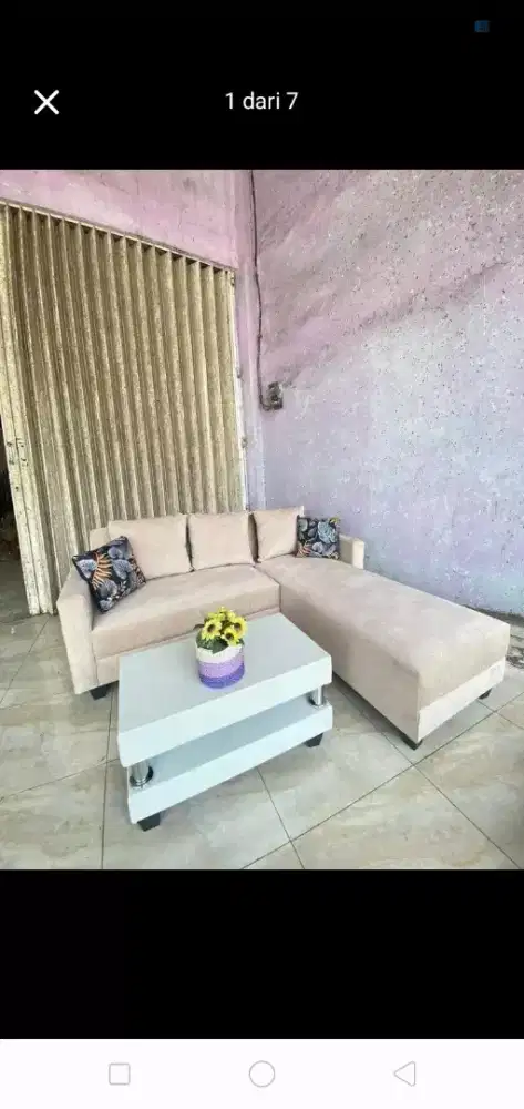 Sofa L Minimalis Ruangtamu Murah