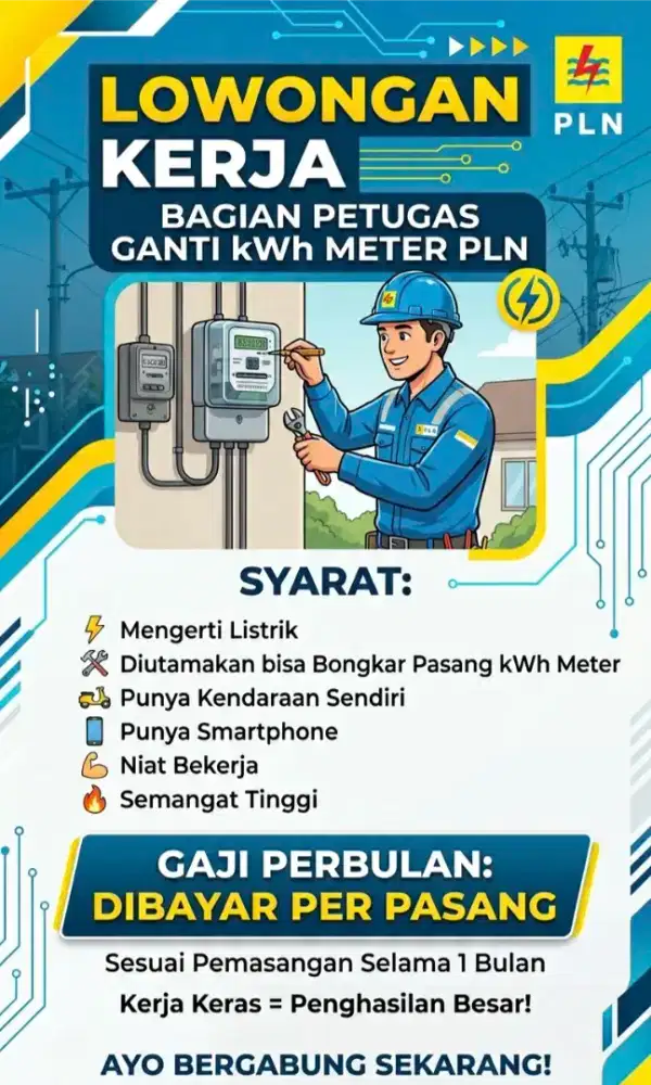 Lowongan kerja Listrik