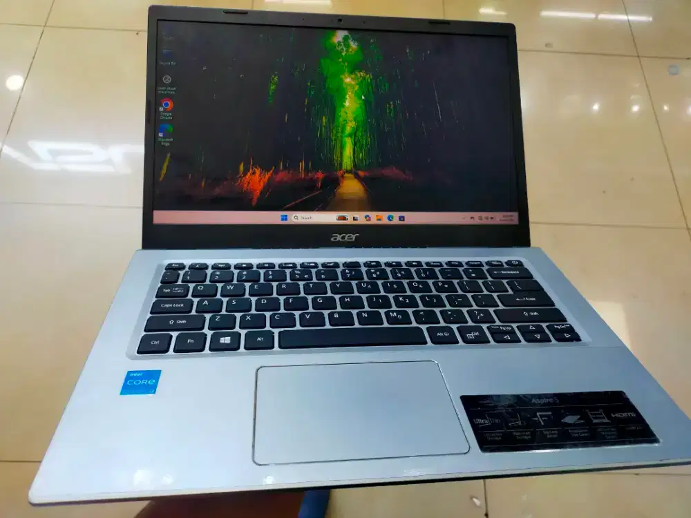 Dijual laptop Acer Aspire A514-54 intel i3 gen 11 ram 8GB SSD 256GB