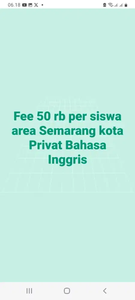 Freelance Sales Bimbel Bahasa Inggris