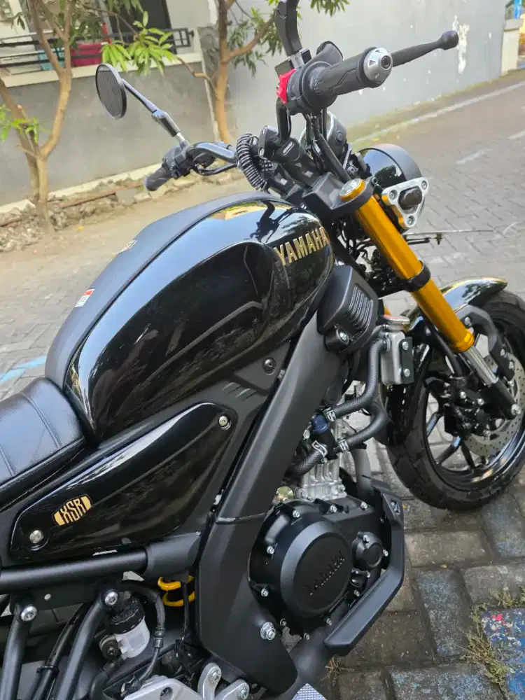 Yamaha XSR 155 Black 2025 - 2026 KM Rendah, Siap Pakai