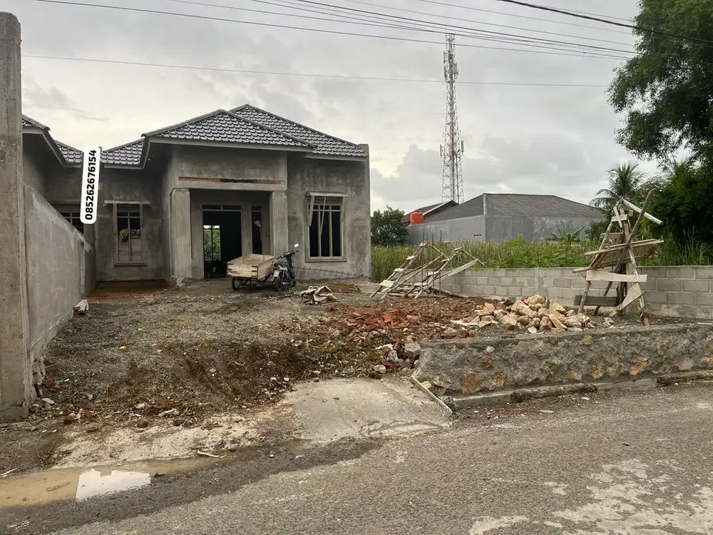 Rmh minimalis type 75/296.pinggir jln aspal gp cot lamkuweuh meuraxa
