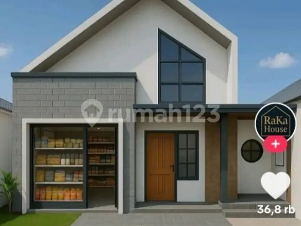 Rumah Cantik Plus Toko Dekat Supermarket Griya