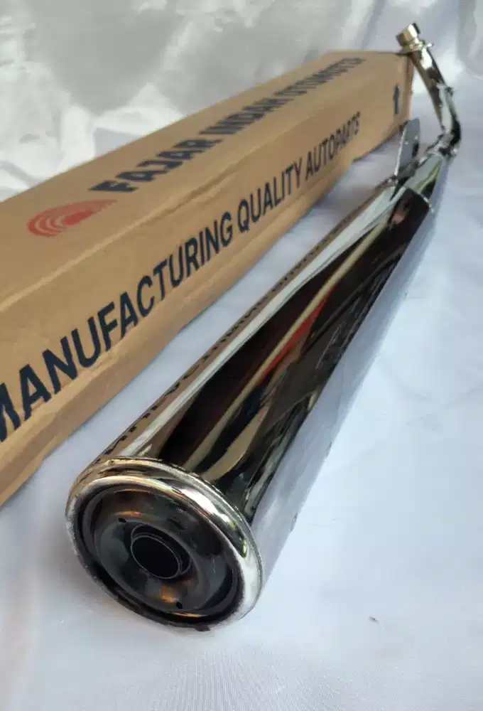 Knalpot honda supra old merk fajar indah