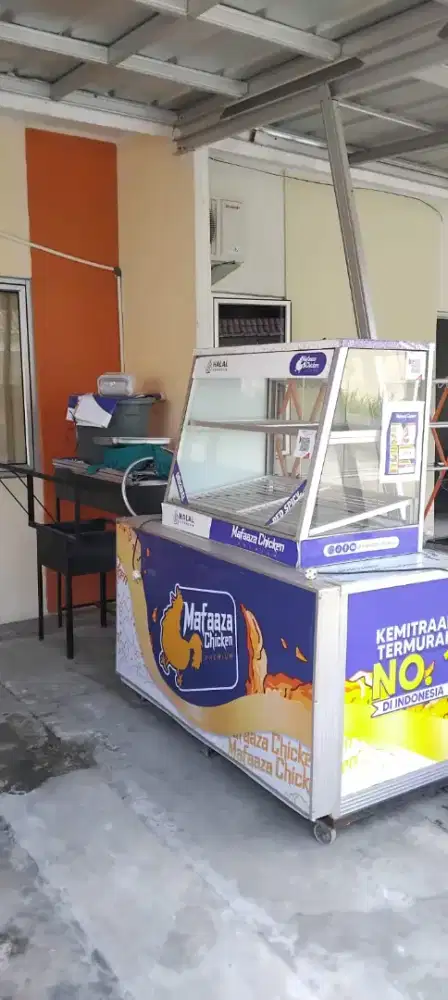 Jual cepat etalase fried chicken