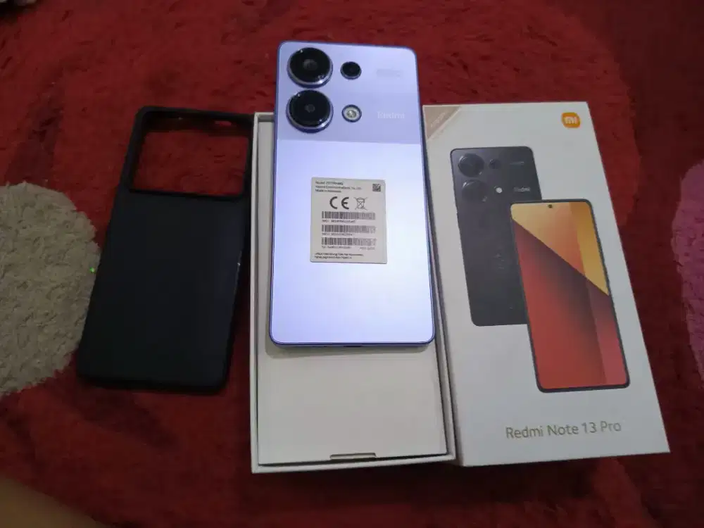 Redmi note 13 pro ram 8/256 gb second HP dus aja