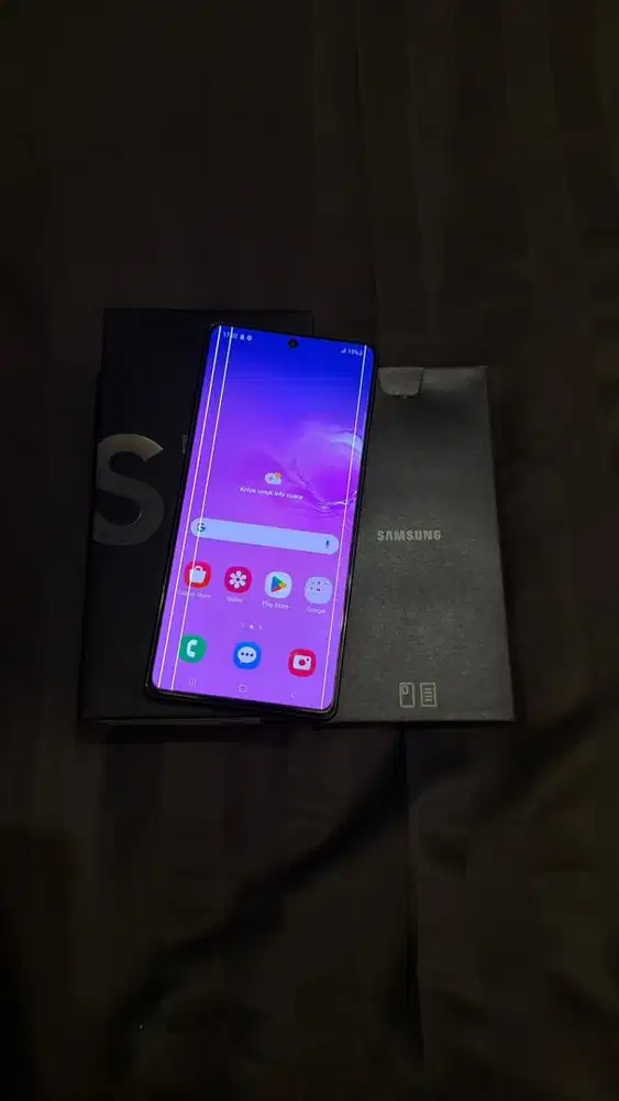Samsung S10 Lite Black 8/128GB SEIN Lengkap