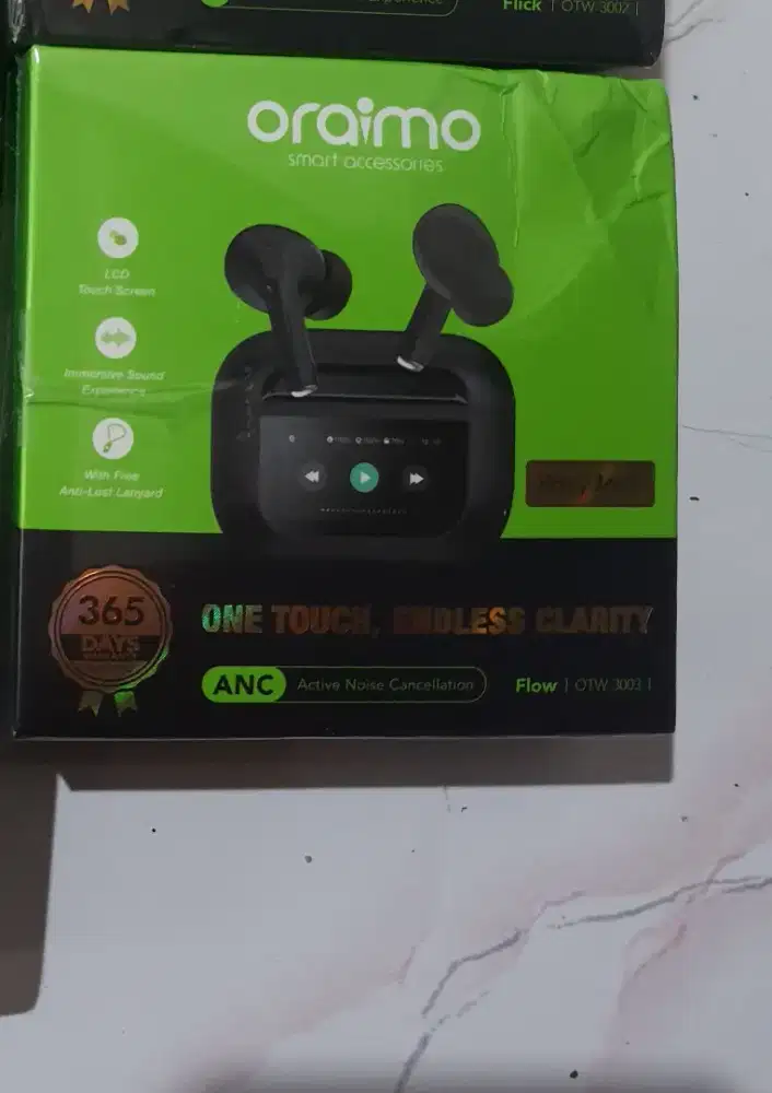 Earphone TWS Oraimo Borofone Flick n Flow ANC new