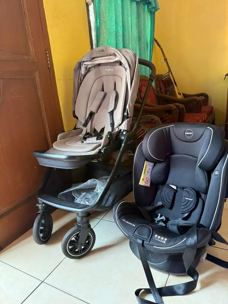 Baby stroller Nuna Triv Next cedar Colour bonus carseat babydoes 360