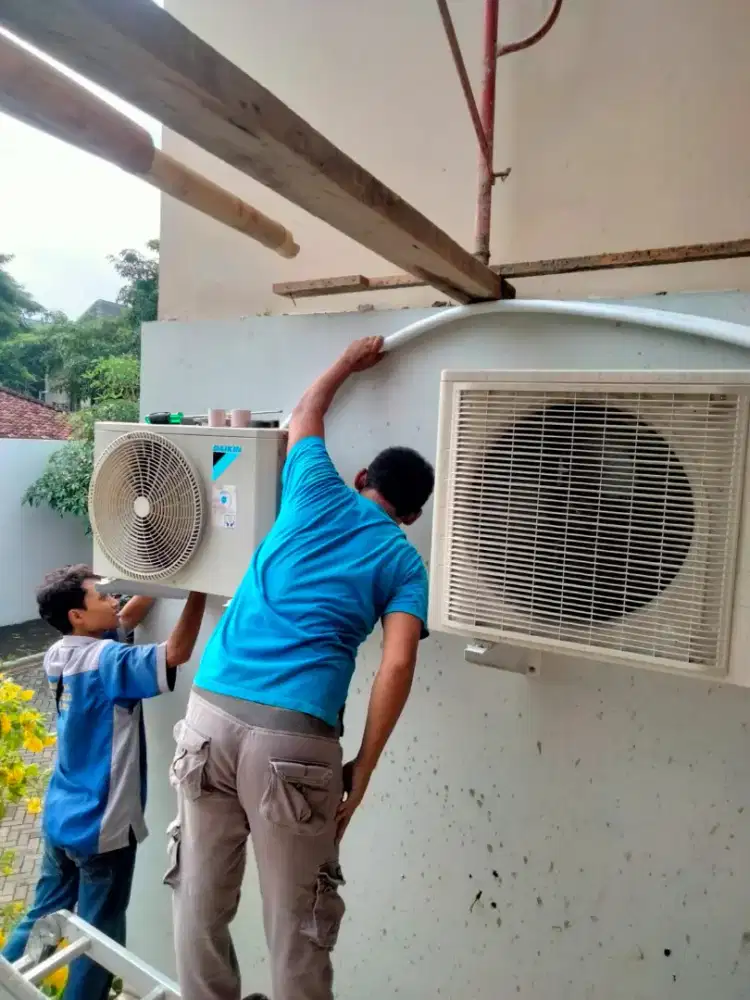 jasa cek Bngkar pasang ac & water hiter Bergaransi