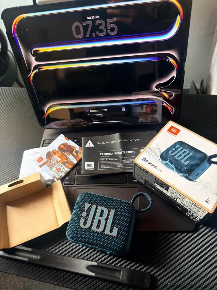 JBL GO 4 Blue PT IMS garansi On Juni 2027 (new hanya buka box tes)