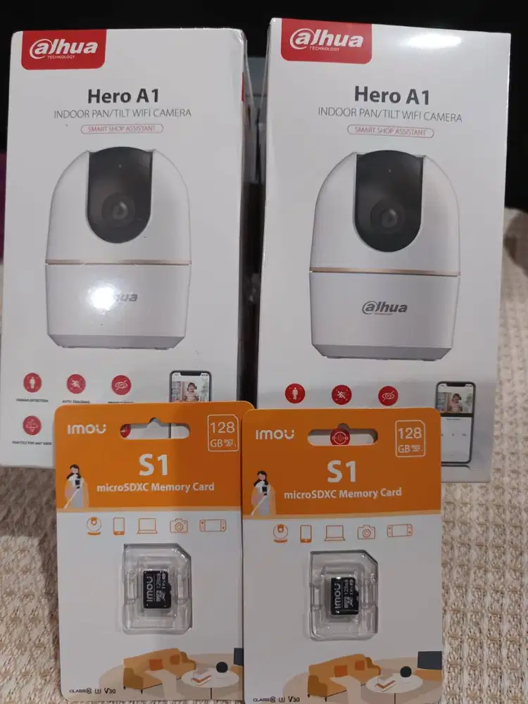 CCTV WIFI DAHUA+MEMORY 128GB