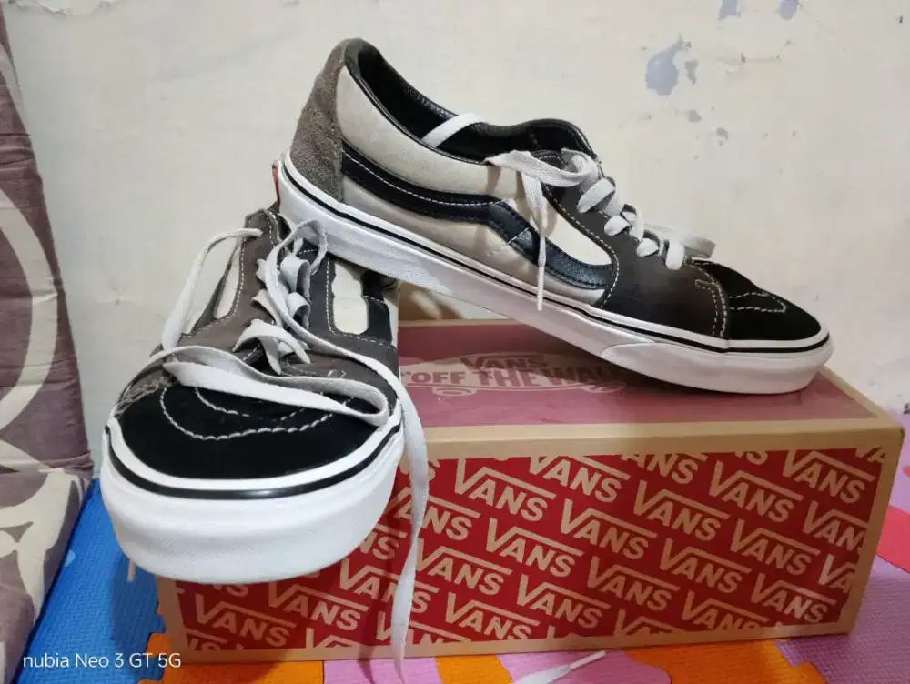 Dijual Vans SK8-low Clour Block(Drizzletwht) Original size eur 42.5