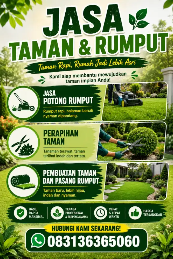 Jasa potong rumput