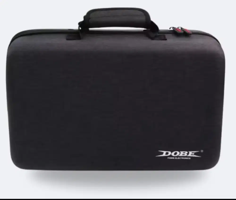 Tas Dobe PS5 SLIM Black Hitam Travel Case Bag DS5 Not Fat Xbox Switch