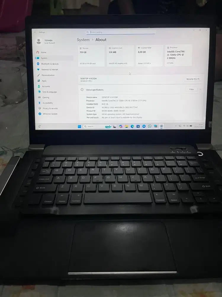 Laptop Toshiba core i5 murah saja