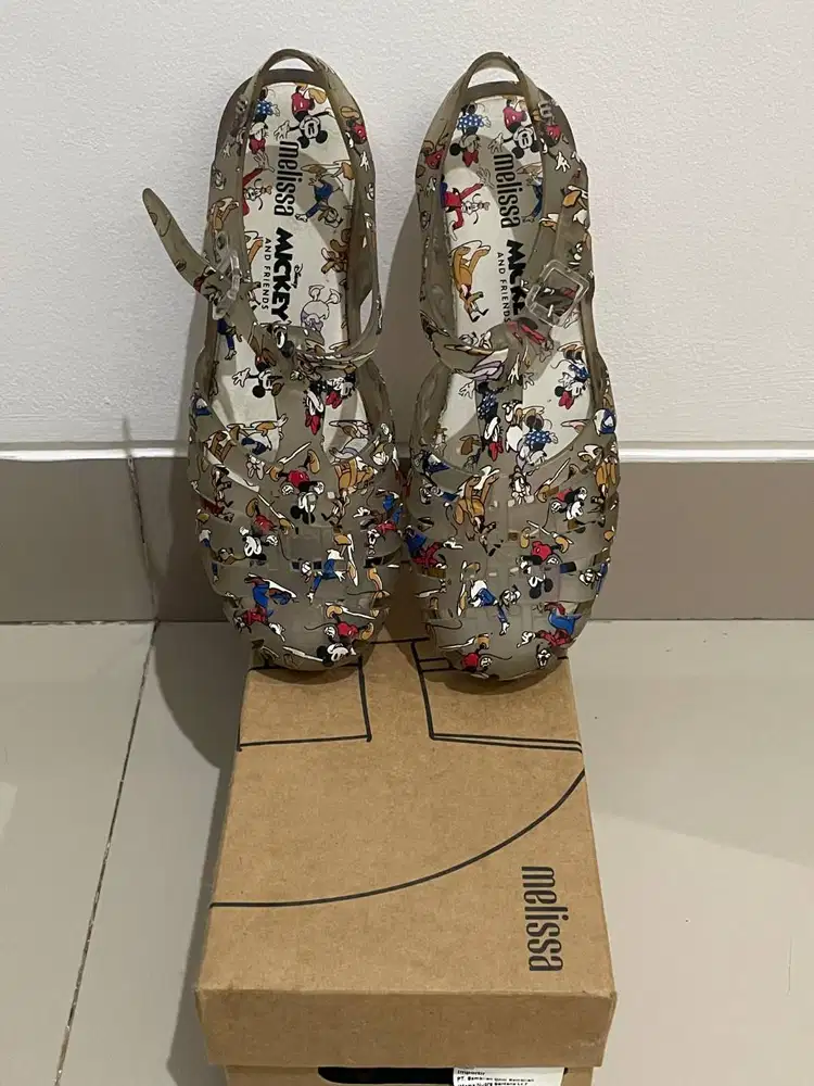 Sepatu Melissa X Disney original mulus terawat ukuran EUR 39 / US 8