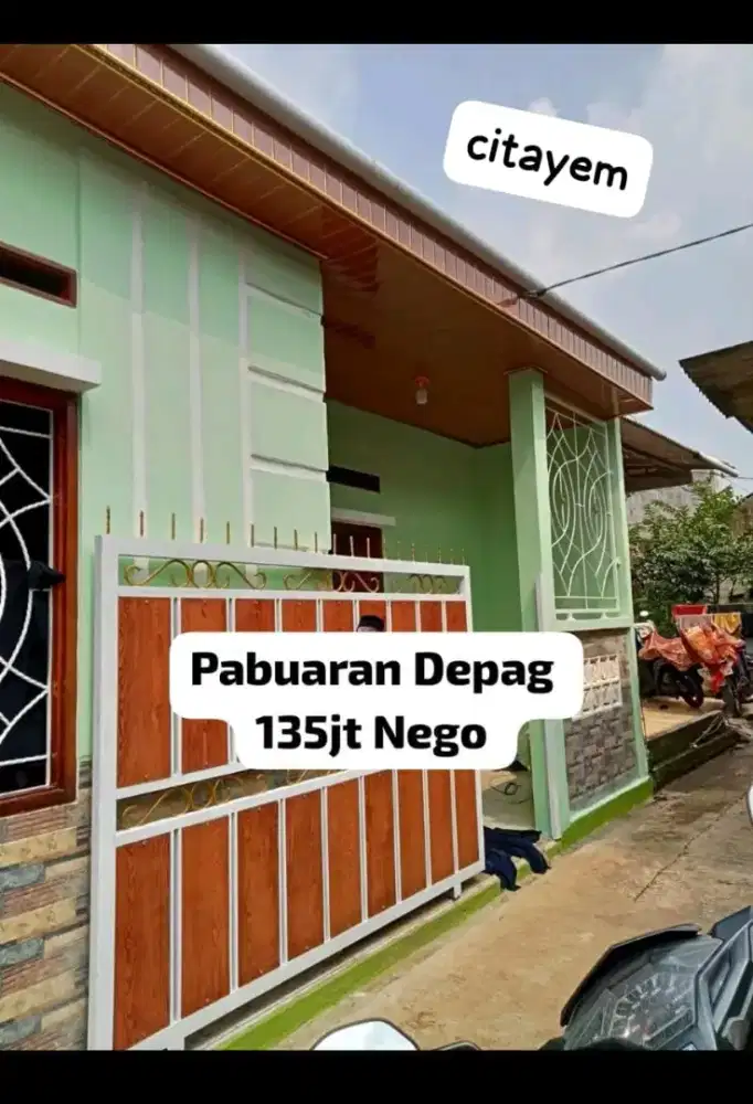 Rumah second dijual 135jt(40m²)Citayam Depok