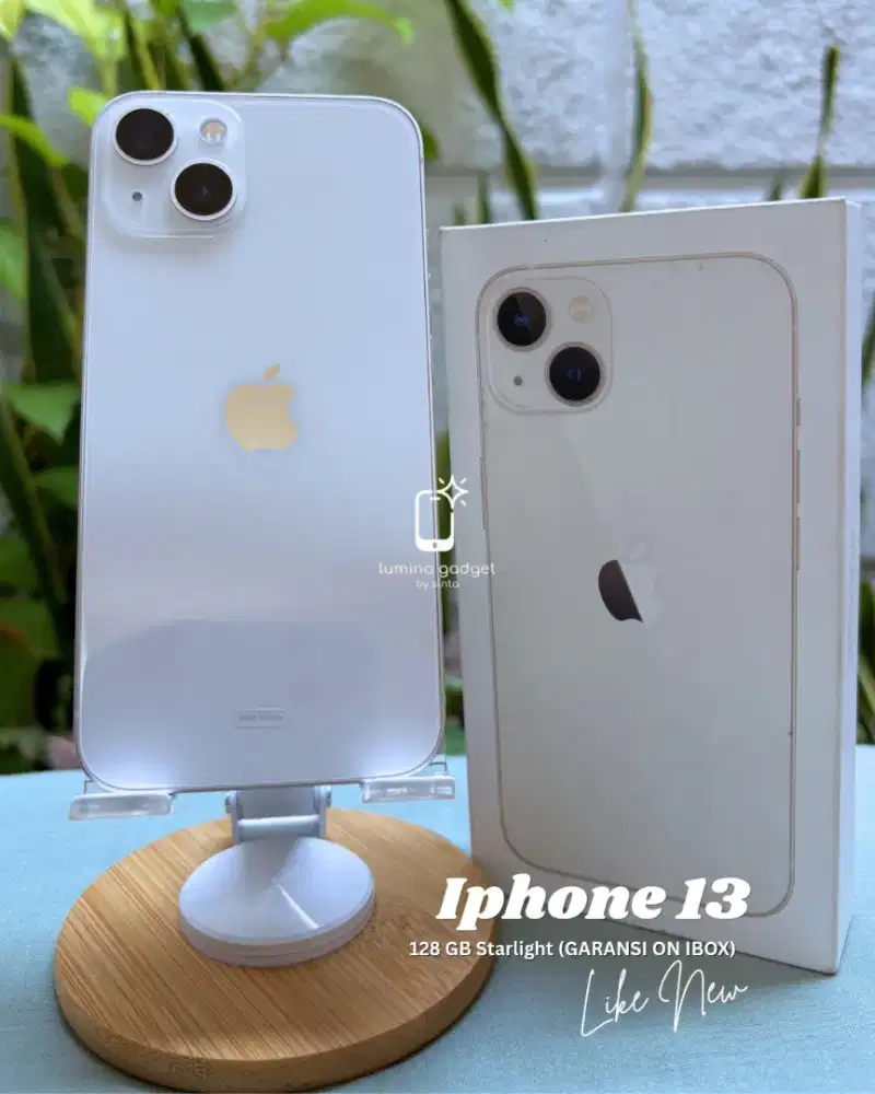 Iphone 13 128 GB Starlight (GARANSI ON IBOX)