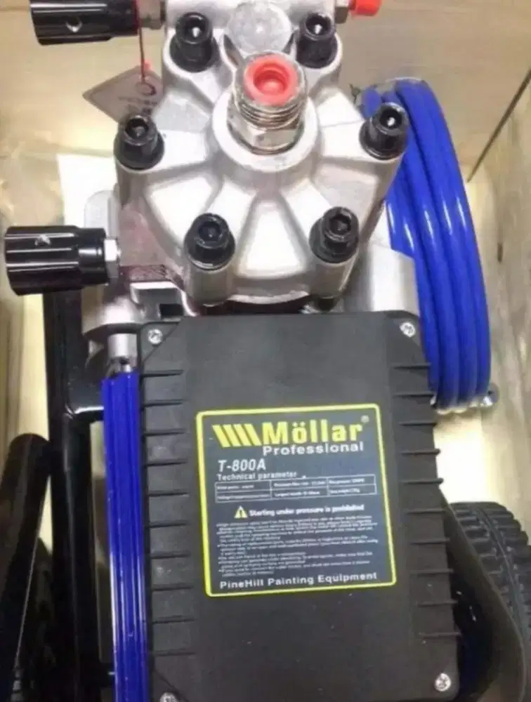 MESIN AIRLESS PAINT SPRAYER ELECTRIC SPRAY GUN CAT MOLLAR T800A