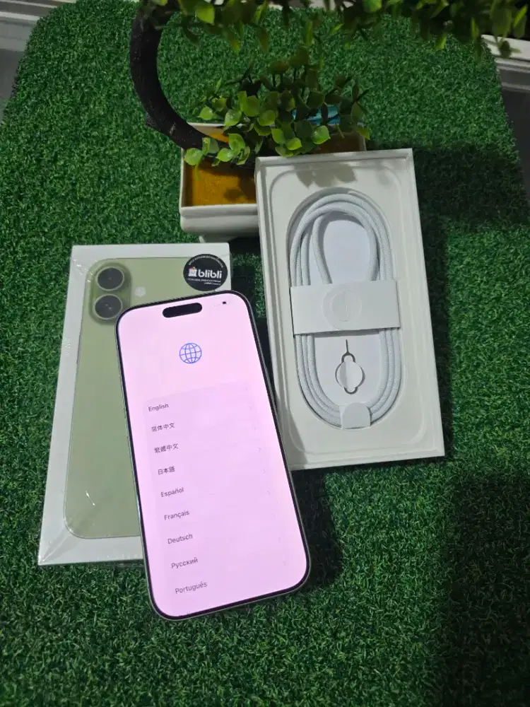 IPhone 17 256gb Sage IBox NEW CEK UNIT Blm Terpakai