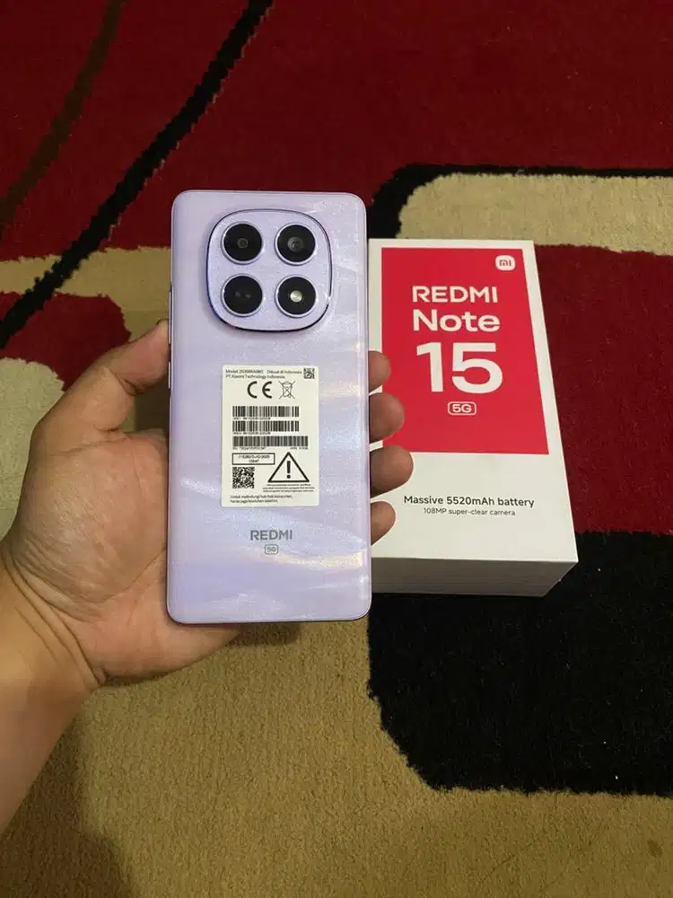 BISMILLAH REDMI NOTE 15 5G RAM 12/512 FULSET MULUS