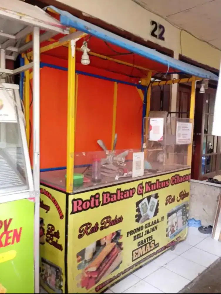 Gerobak Serbaguna Bisa Untuk Usaha Roti Bakar DLL