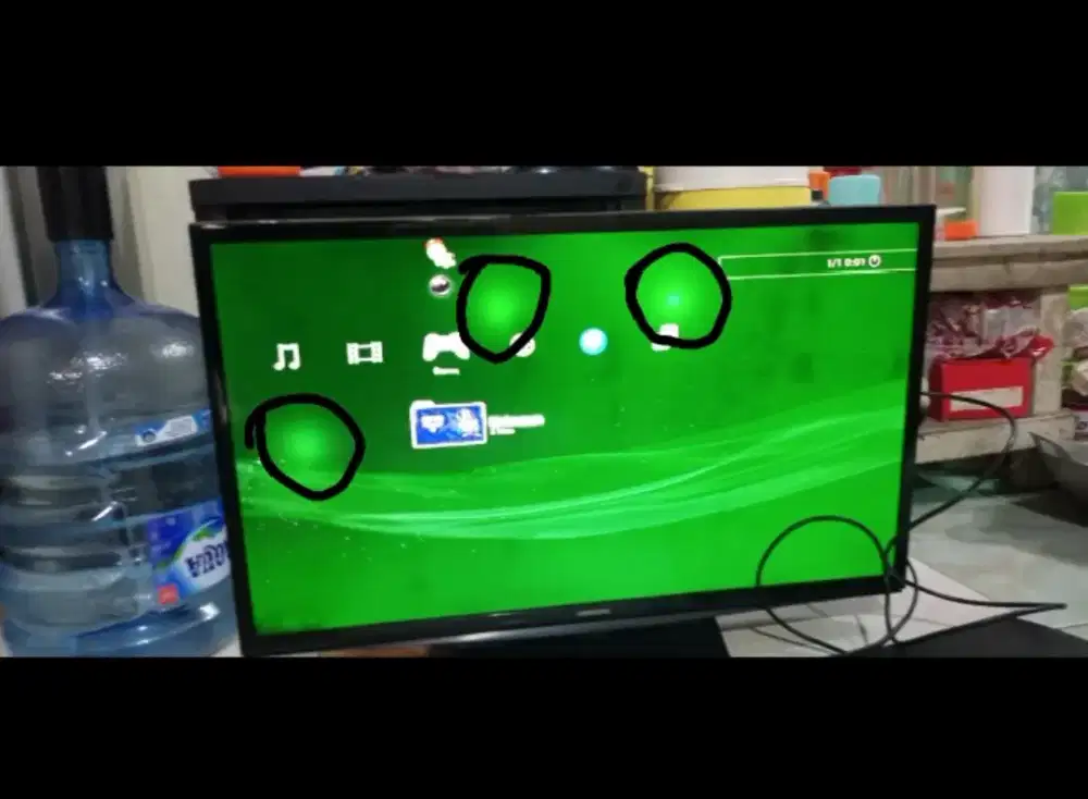 jual tv 32inch dan ps 3 slim