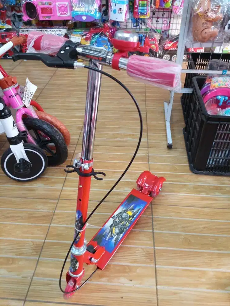 mainan anak scooter besi roda 2