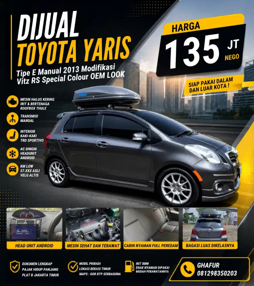 Toyota Yaris 2013 Bensin