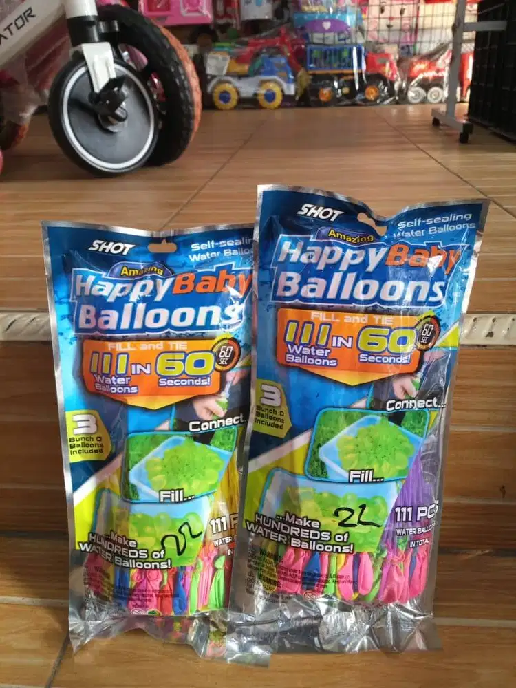 mainan anak balons air isi 111pcs