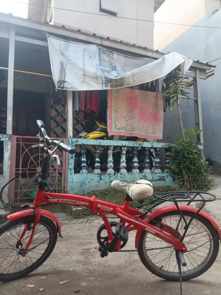 Sepeda lipet exotic manual 500rb nego