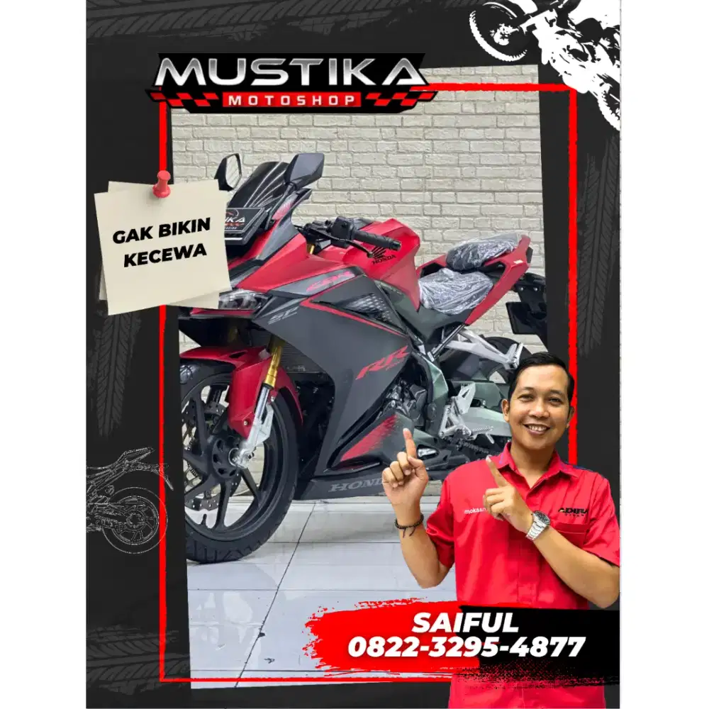 Odo 4rb Simpenan!!Honda CBR 250RR SP QS 2022 Plat Jatim Mulus-Mustika
