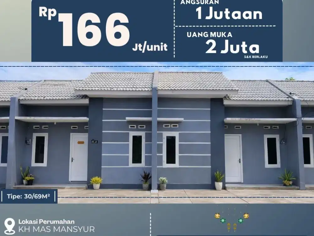 Kesempatan Emas! Rumah Subsidi Lokasi Strategis, Cicilan Super Ringan