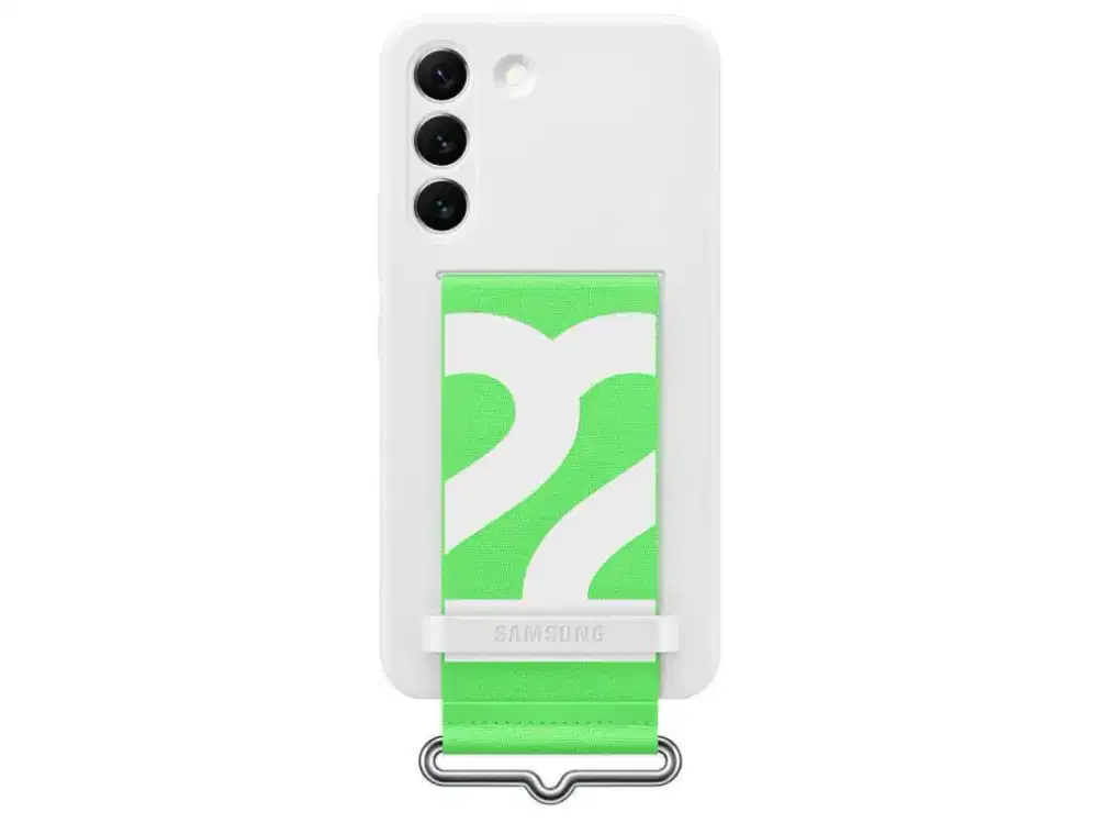 Dijual Casing Case S22 Plus Silicon Strap Putih White Original Samsung