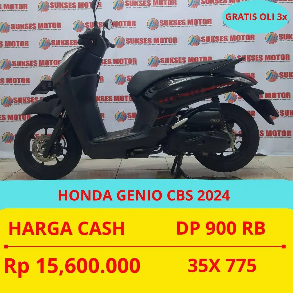 HONDA GENIO CBS 2024 DP MURAH 900 RIBU GUYS