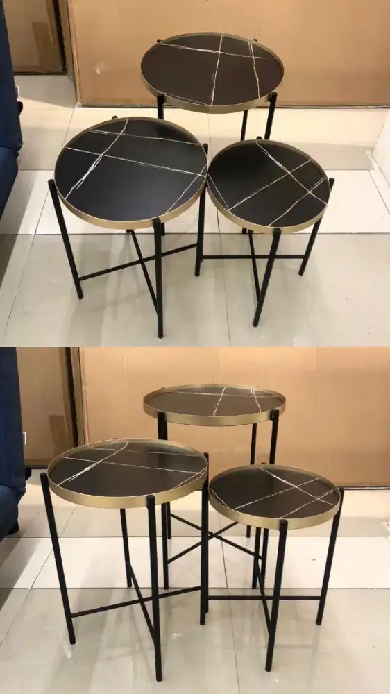 Promo set meja sisi 3 pcs