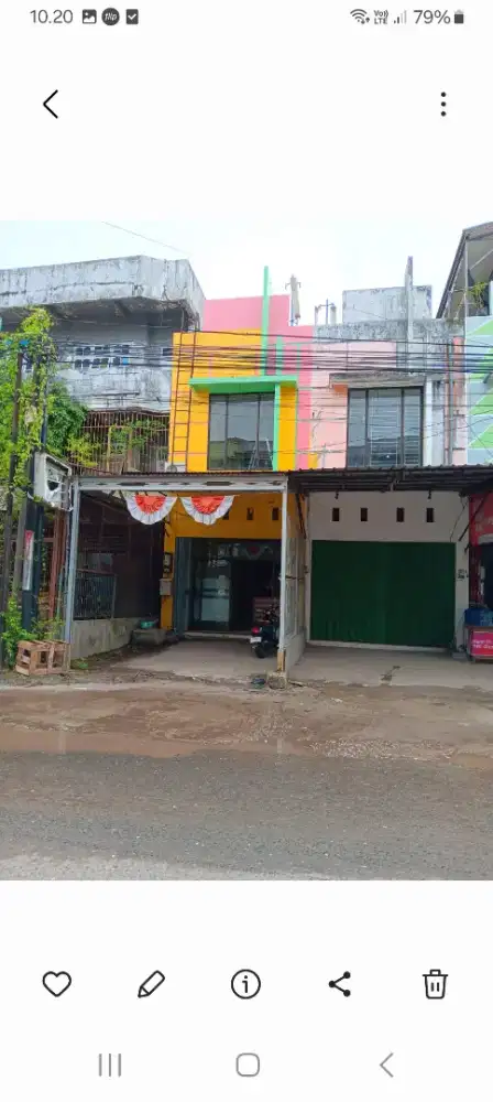 Di SEWAKAN RUKO 2 LANTAI , Letak Strategis dan ramai