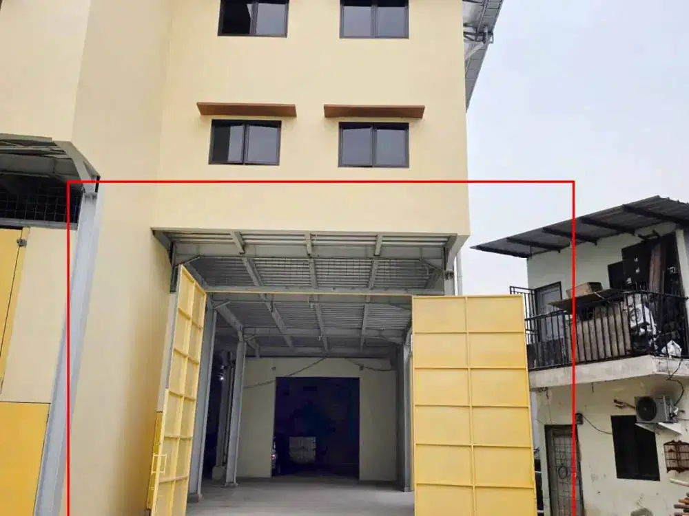 Gudang Disewakan Prima Jaya Daan Mogot Cengkareng Jakarta Barat, LT 372M² Akses Kontainer 40Ft Langsung Siap Pakai!
